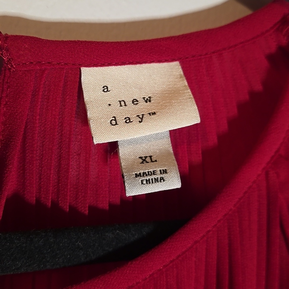 a new day Red Blouse - Picture 3 of 5